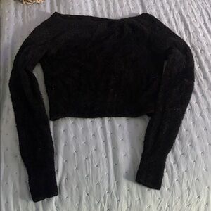 Elegant glittery Black Women's Sweater
